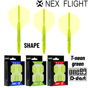 ONE80 DARTS FLIGHT - (SHAPE) NEX FLIGHT INTEGRATED DART FLIGHT (SAYAP ARROW)