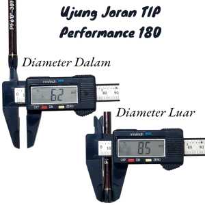 UJUNG JORAN TIP CARBON PERFORMANCE UNTUK PANJANG JORAN 165CM - 180CM BAHAN CARBON HOLLOW