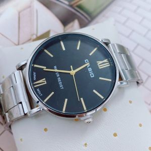 นาฬิกข้อมือแฟชั่น (คาสิโอ้) สายเลท ขนาดหน้าปัด 42 มม.