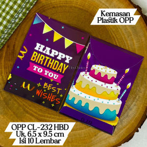 Amplop SELAMAT ULANG TAHUN HAPPY BIRTHDAY Envelope Angpao Ulang Tahun HBD