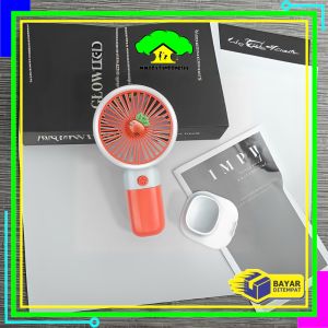 MI-C906 Kipas Angin Genggam Mini Portable Motif Buah Cute Fan USB Charge / Kipas Angin Mini Fan Bentuk Buah Lucu Import