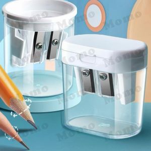 MOMO Durable Dual Hole Pencil Sharpener with Shavings Collector Sharp Blade Sturdy Construction for Classroom Office Use School Supplies Student Essentials Perfect Gift for Kids Back to School 2026 Stationery PH Mura COD Fast