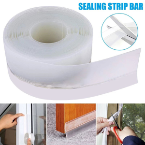 5M Door Bottom Seal Strip Weather Window Rubber Seal Weatherstrip Windproof Dust Self Adhesive Door Windshield Sealing Tape