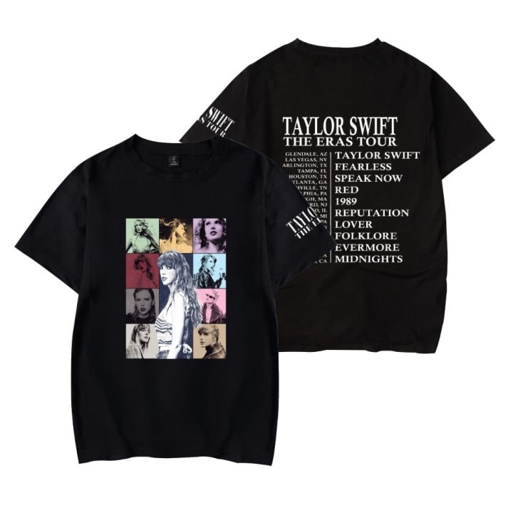 Taylor Swift T shirt Men Women Oversize Short Sleeve Tee 2023 The Eras  World Tour Tshirt Clothes Top