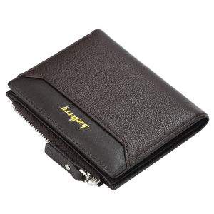 Baellerry Bifold Wallet DR023 Dompet Uang Lipat Vertikal Bahan Kulit Pu Sintetis Kilat Lilin