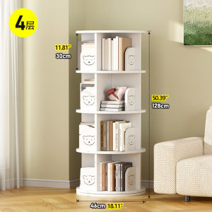 Book Shelfs Rack Storage Book Cabinet Bookcases Shelving Book Cabinet Book Shelf Rack Cabinet Rotating floor-standing desktop with 360-degree rotation for home use by children