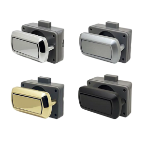 Khóa đẩy thiết kế nhỏ gọn với bảo mật cao push button khóa đa năng nút khóa cho Trailer & đồ nội thất gia đình