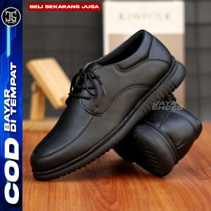Acton Sepatu Loafers Pria Hitam Pantofel Kerja Casual