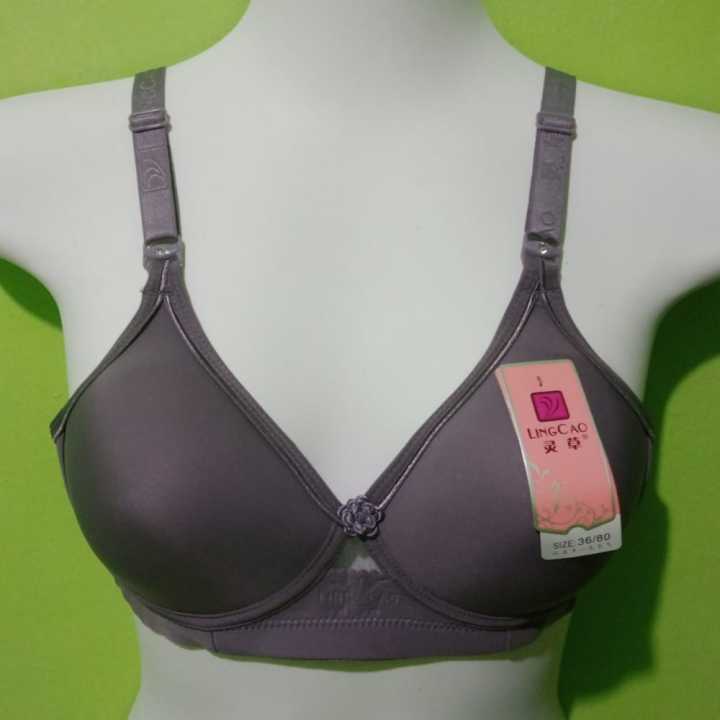 Bh Bra LingCao B5 Import Tanpa Kawat Beha Wanita Dewasa Size 34 36