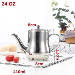32oz Stainless Steel Oil Container Can with Filter Kitchen Oil Storage Bottle Oil Filter Pot
