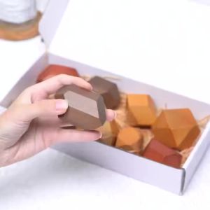 2026 Montessori Wooden Sorting Stacking Rocks Stones Sensory Toddler Toys Learning Toys Building Blocks Game for Kids Birthday Gifts