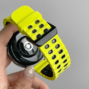 Ocean สาย สำหรับ Huawei Watch GT 6 Pro GT5 GT6 46mm นาฬิกาอัจฉริยะ ระบายอากาศ สายซิลิโคนสำหรับเล่นกีฬา