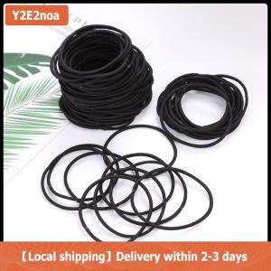 【Local shipping】 100pcs phụ nữ Cô Gái Tóc ban nhạc cao su tóc Tie dây thừng đàn hồi hairband ponytail chủ sở hữu headbands scrunchies