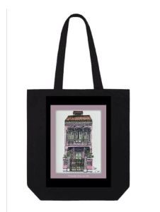 Uniquely Singapore Canvas Tote Bag - A Peranakan House Joo Chiat by local artist Joanna Wong