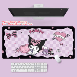 ALAS MOUSE PANJANG MOTIF KUCING LUCU UKURAN BESAR UNTUK KOMPUTER DAN LAPTOP
