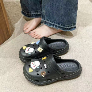 [Free Shipping] 2025 New Beach Nis Clogs for Women Non-slip Odor-resistant Closed-toe Slippers for Women Summer Outdoor Wear