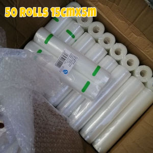 (Wholesale) 50 Rolls Vacuum Food Grade Sealing Bags Food Storage Bags Storage Bags Kitchen Supply Food Packaging