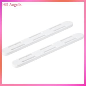 [Hill Angelia] 2Pcs Set White Slides Drawer Sliding Rails Bin Tracks For Kitchen Bedroom Closet Slides Pullout Track Drawer Basket Pull Rail