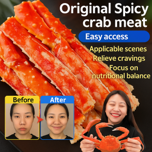 Instant King Crab Legs Meat King Crab Whole Leg Meat Fresh Cooked Frozen Seafood Spicy Crab 即食香辣蟹 帝王蟹整条蟹腿肉
