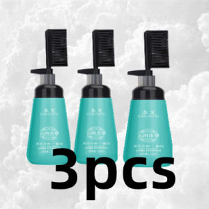 Local Seller [1 step Jimat masa berkesan & Murah] Krim Ubat Pelurus rambut permanent berkesan tanpa ironing Hair Straightener Cream With Comb Straight Hair Rebonding Cream Straightening Krim Pelurus Rambut Pengikat Sikat Perm