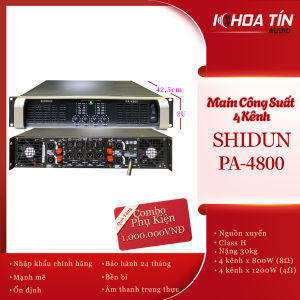 Main Công Suất 4 Kênh | Nguồn Xung | Nguồn Xuyến | Đẩy Công Suất 4 Kênh | 600W-650W-800W-1200W-1650W