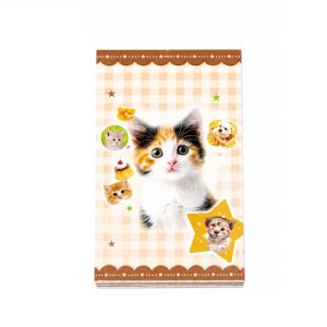 INNEED Phim mờ Tờ dán nhãn Phim cảm ứng Họa tiết mèo và chó Miếng dán trang trí Dễ thương Đồ thủ công tự làm Sách dán nhãn Viết nhật ký