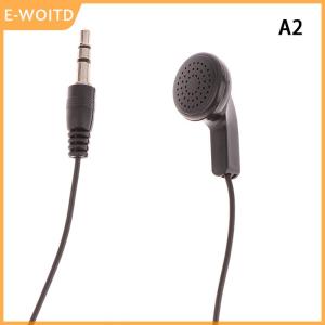 YUWO 1Pc Earpiece 3.5mm Plug Single Side Headset Headphone Dual Channel Earphone for Laptop PC Headset