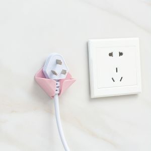 Móc treo phích cắm điện BỘ 2 CÁI miếng dán tường treo ổ cắm điện móc dán treo đồ đa năng -Aeneas Shop