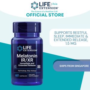 LIFE EXTENSION Melatonin IR/XR 60 capsules