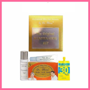 Dr. Alvin Rejuvenating Set New Packaging ORIGINAL Cream Kojic Soap Sunblock Skincare Anti Aging