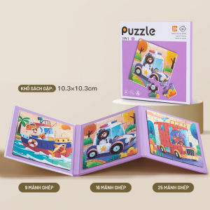 BỘ XẾP HÌNH NAM CHÂM TỪ TÍNH 5 CẤP ĐỘ 36 MẪU CHO BÉ TỪ 15 ĐẾN 5 TUỔI