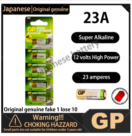 12V 23A Alkaline Battery Pack of 5