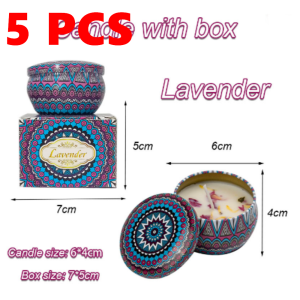 Scented Candle Home Aromatherapy Fragrance Decor Candles for Wedding Party Christening Souvenir Set Soy Gift Candle