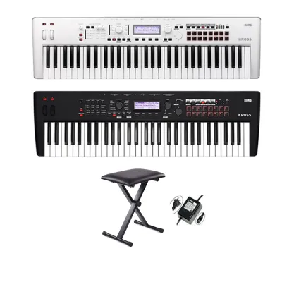 Korg Kross 2 61 Synthesizer คีย์บอร์ด 61 คีย์ อัพเดทแซมป์เครื่องดนตรีไทยแล้ว ฟรีไฟล์คู่มือภาษาไทย Kross2 +รับประกันศูนย์ 1ปี Music Arms