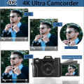 EKLEVA Digital Camera 48MP 4K Camera Vlogging Camera for YouTube 30FPS WIFI 16X Zoom Video Camera Camcorder New Recording Camera. 