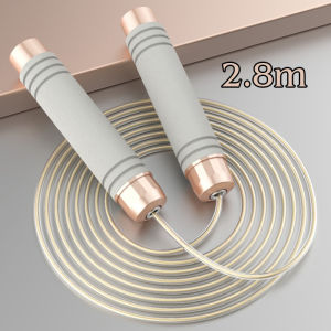 KeepMoving เชือกกระโดด 2.8m คุณภาพมาตรฐานสากล !! สามารถปรับสาย ด้ามจับนุ่ม วัสดุทนทาน เล่นได้ทุกทีไม่มีปัยหา พร้อมส่งจากไทย