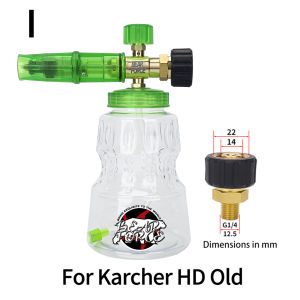 Pressure Washer Aluminum Foam Lance Foam Nozzle Car Wash Foam Maker for Karcher Elitech Bort AR Bosch Michelin Pressure Washer