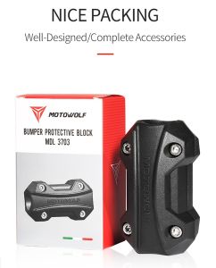 MOTOWOLF MDL-3703 Motorcycle Universal Modified bumper anti-fall protection block