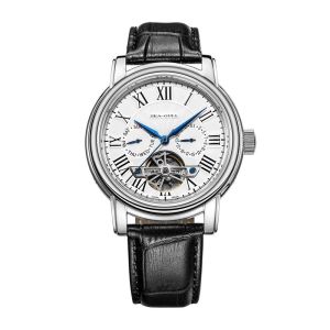 2025 New Seagull Mens Watch Automatic Mechanical Wristwatch Multi-Function Hollow Flywheel Business Simple Watch D819.622
