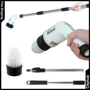 Electric Spin Scrubber Electric Spinning Brush Cordless Cleaning Brush Handheld Wireless Scrubber for Kitchen Bathroom