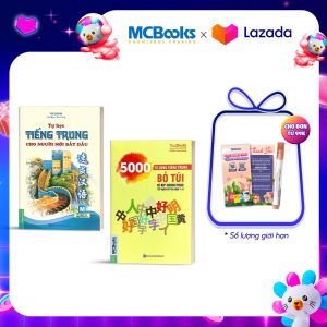 Combo Tự Học Tiếng Trung Cho Người Mới Bắt Đầu Và 5000 Từ Vựng Tiếng Trung Bỏ Túi - Bí Kíp Chinh Phục Từ Vựng Kỳ Thi HSK