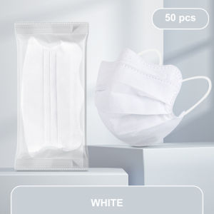 50PCS/Set Butterfly Face Mask 3-layer Dust Mask V-shaped Mask 4D Face-Lifting Anti Viral Mask Water Proof Protect Against UV Rays