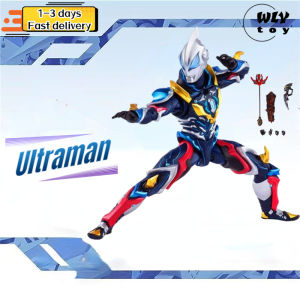 (Malay spot)New SHF15cm Galaxy Rising Ultraman Geed multi-accessory Multiple joints movable toy Plastic Figures model childrens gift Mainan Budak Lelaki