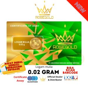Logam Mulia Rose Gold 0.02 Gram MiniGold