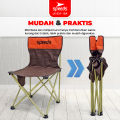 SPEEDS Kursi Lipat Portable Camping Folding Chair Outdoor Indoor Kursi Taman LX 031-15A. 