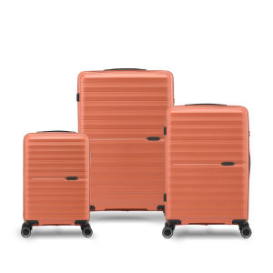 Valentino Creations STARLITE 3-in-1 Luggage Set (20"+24"+28") Polypropylene Unbreakable Ultra-Lightweight Luggage Travel Suitcase Silent Double Spinner Wheels  **READY STOCK FAST SHIPPING