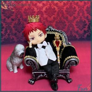 【The Warmheart】 Fashion Metal Crown For Dolls Kids Princess Empress Dollhouse Headwear Gift Toy
