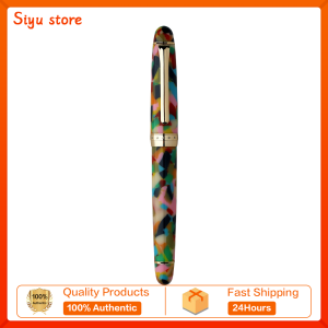 MAJOHN S7 Sugar Color Resin No. 6 35 Gold-plated Daming Tip Universal Writing Handbook Practice Iridium Pen
