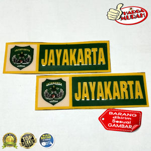 Stiker JAYAKARTA Hijau Sepasang / Stiker Jayakarta Hijau Motor 2pcs