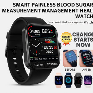 Smart Painless Blood Glucose Measurement Watch Touch Screen Bluetooth Call Waterproof Sport Fitness Watch